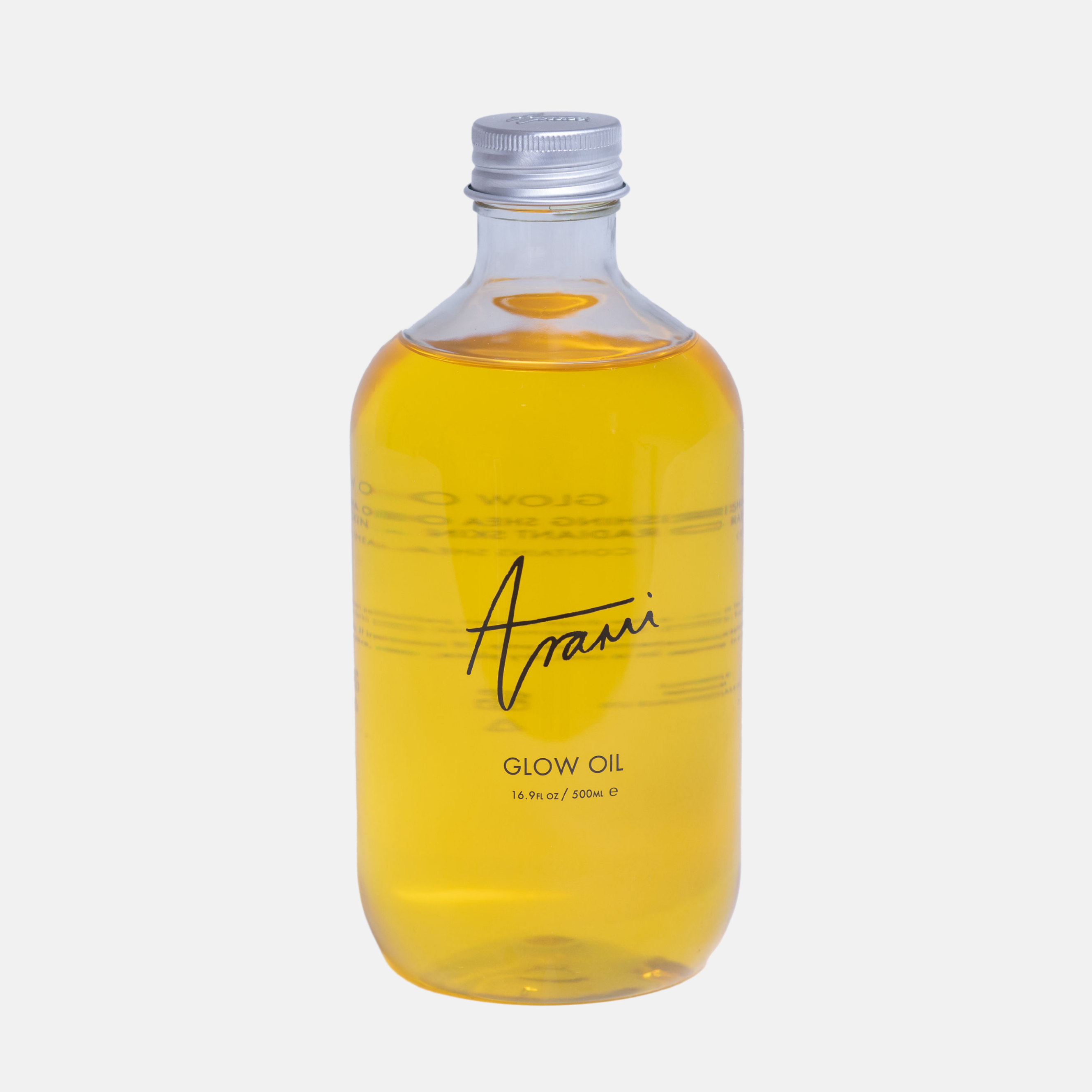 Glow oil 500ml. Arami's product bestseller for your skin.