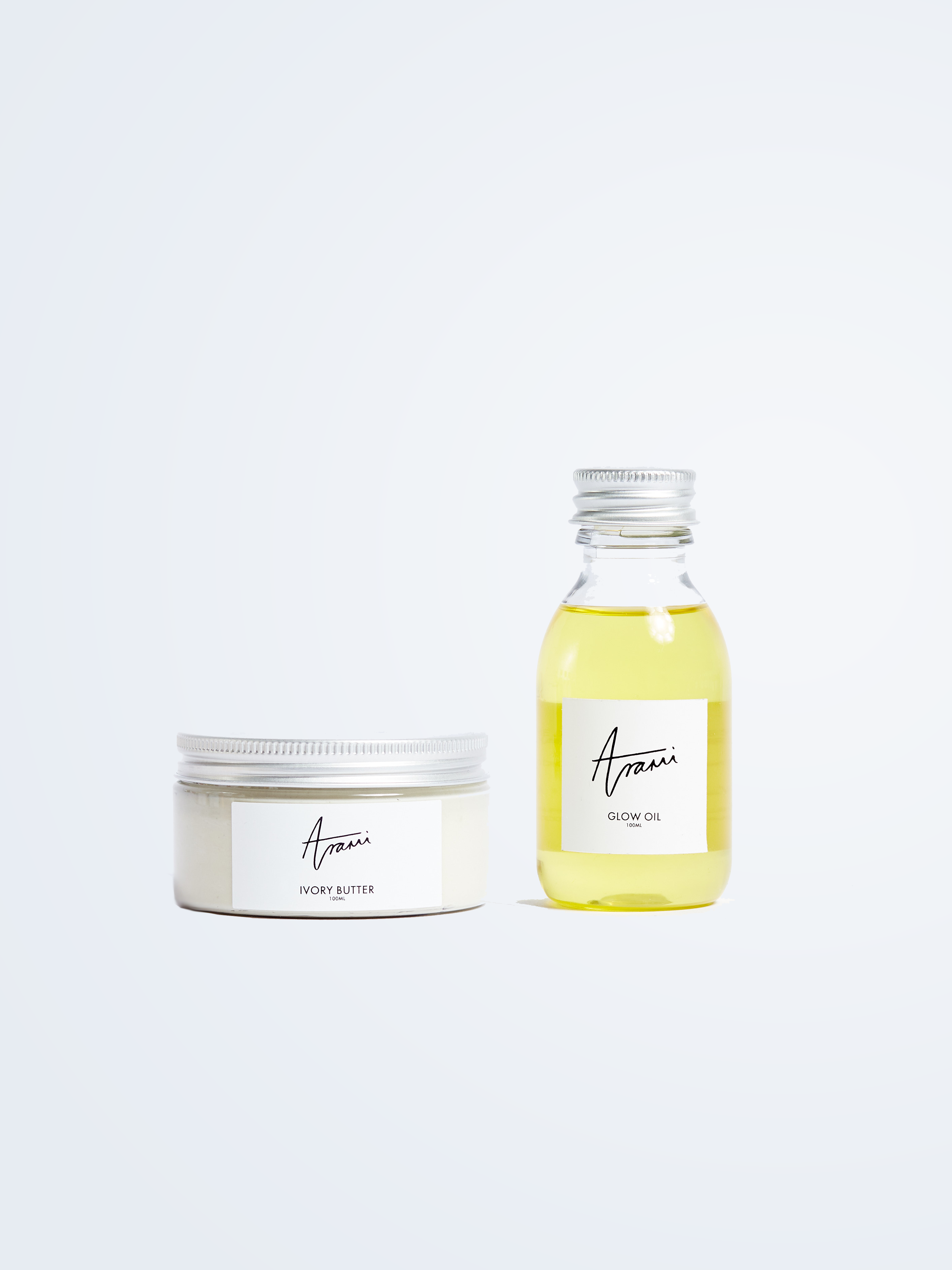 Two products for reconditioning skin.